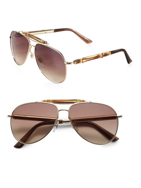 gucci aviator glasses with lenses|Gucci unisex aviator sunglasses.